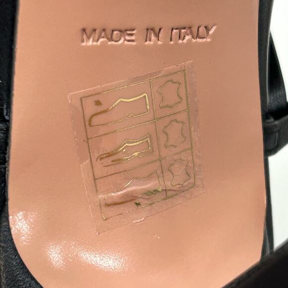 Lita by Ciara Strappy Heeled Sandal Gladiator Stiletto Black Size 40/9.5 NIB - Picture 10 of 13